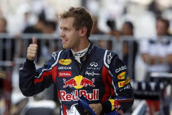 Vettel gana el Mundial en la carrera más igualada del año Vettel gana el Mundial en la carrera más igualada del año