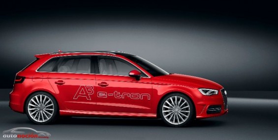 Lateral Audi A3 etron