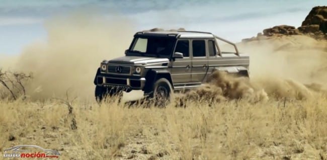 [Vídeo] Mercedes-Benz G63 AMG 6×6: Una pick up a lo bestia