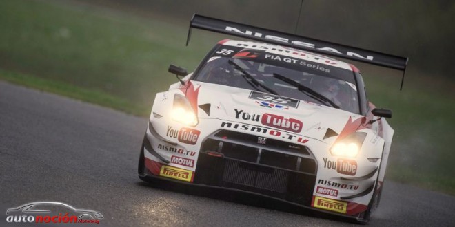 Podio para Lucas Ordoñez y su Nissan GT-R Nismo en las FIA GT Series Podio para Lucas Ordoñez y su Nissan GT-R Nismo en las FIA GT Series