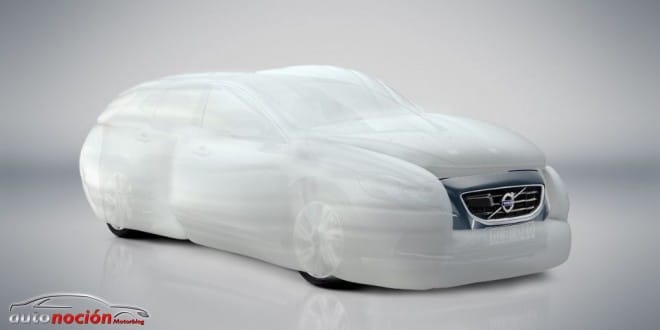 Volvo presenta el airbag que envuelve al vehículo Volvo presenta el airbag que envuelve al vehículo