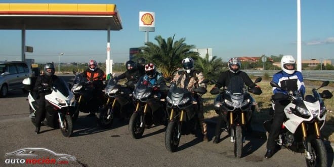De ruta al GP de Jerez con la nueva Aprilia Caponord 1200