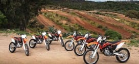 KTM presenta su gama offroad 2014