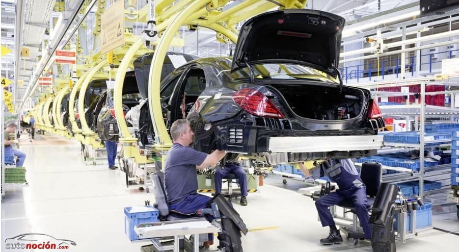 Línea de producción del Mercedes-Benz Clase S