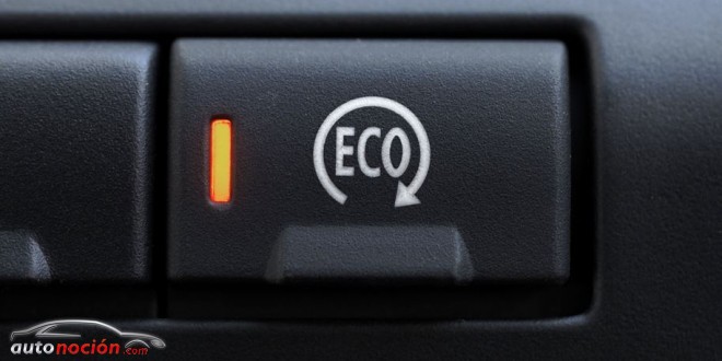 Botón Eco disponible en los modelos con Start/Stop para la desactivación del sistema