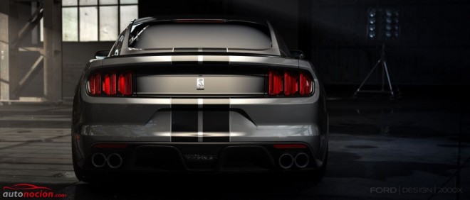 trasera ford mustang gt350 shelby
