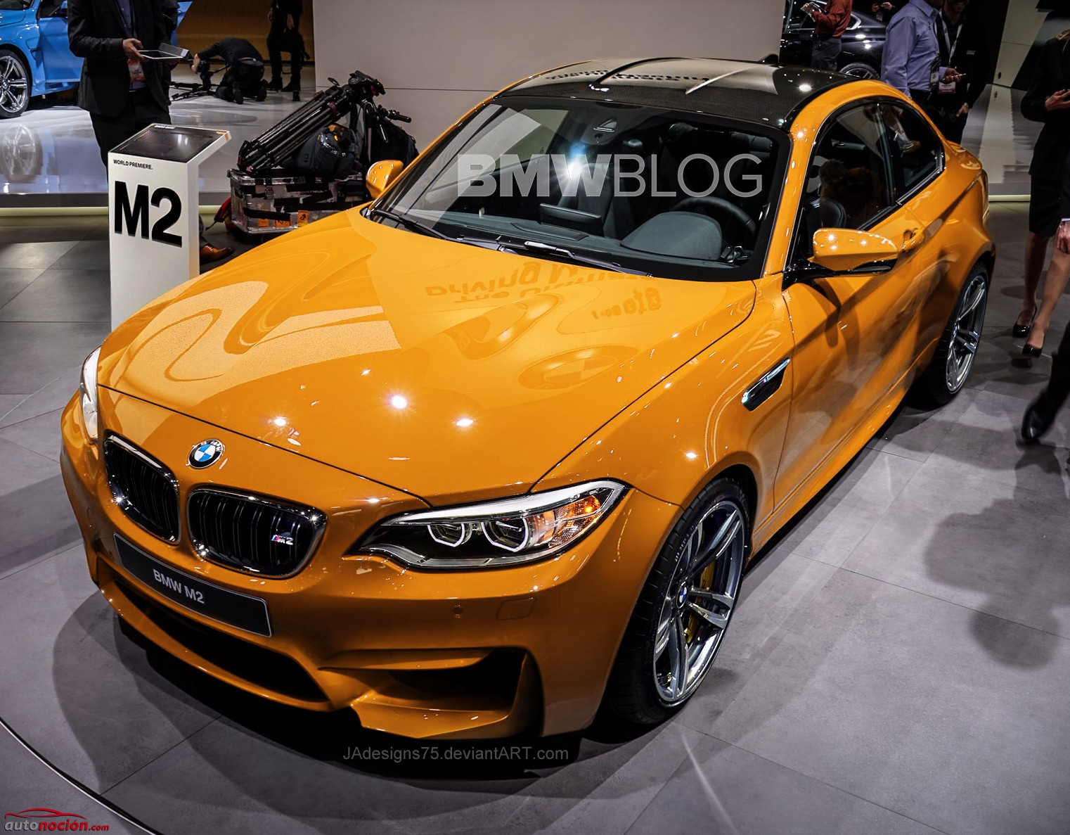Desde el BMWBlog nos llega esta imagen del BMW M2, ¿será este su aspecto definitivo? Desde luego el color le sienta de maravilla.