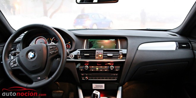 El interior del BMW X4 está bien rematado, pero no resulta tan agradable visualmente como el del X6