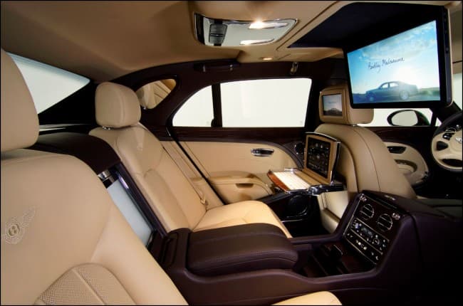 Bentley Mulsanne Executive Interior Concept: Una auténtica oficina móvil Bentley Mulsanne Executive Interior Concept: Una auténtica oficina móvil