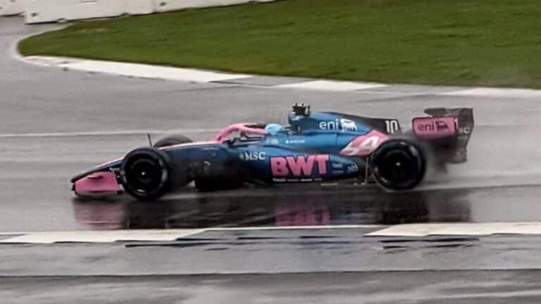 Colapinto espera mientras Gasly prueba el nuevo Alpine