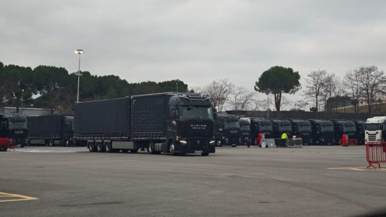 Alpine ya está en Montmeló preparado para la pretemporada