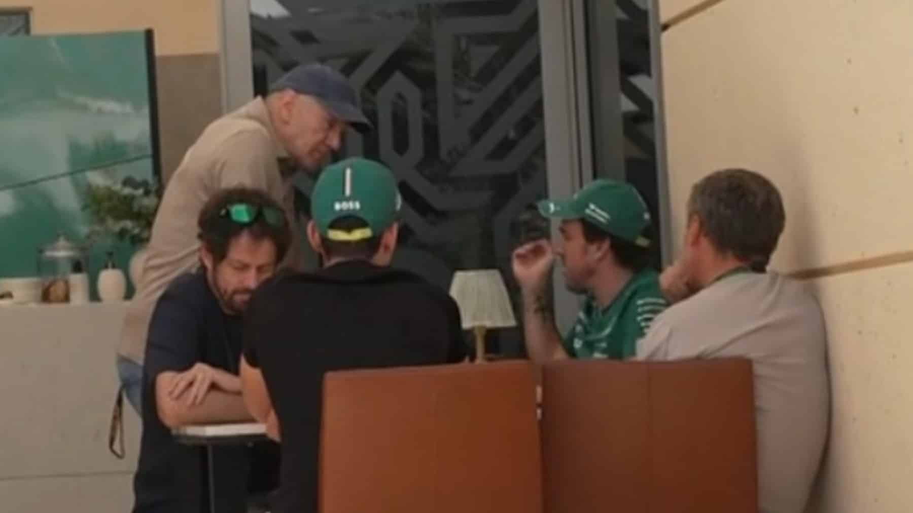 Fernando Alonso Adrian Newey F1 test 2026 Aston Martin Honda