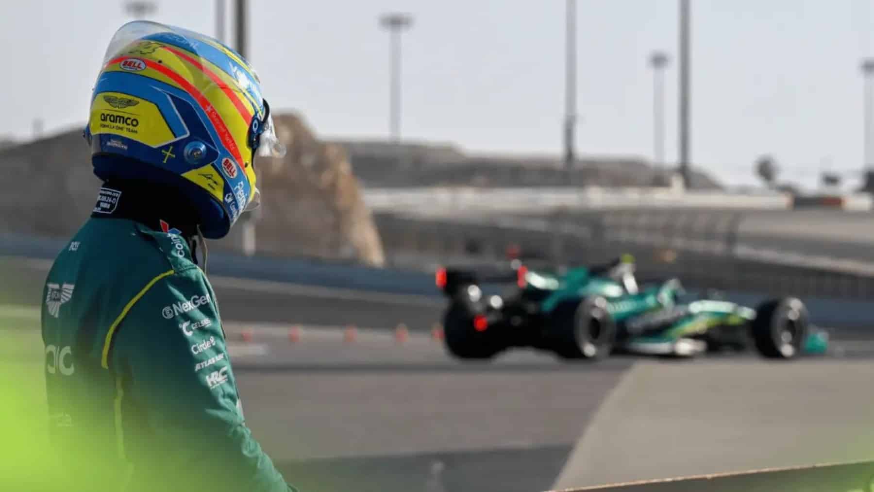 Fernando Alonso F1 test 2026 Adrian Newey Aston Martin Honda