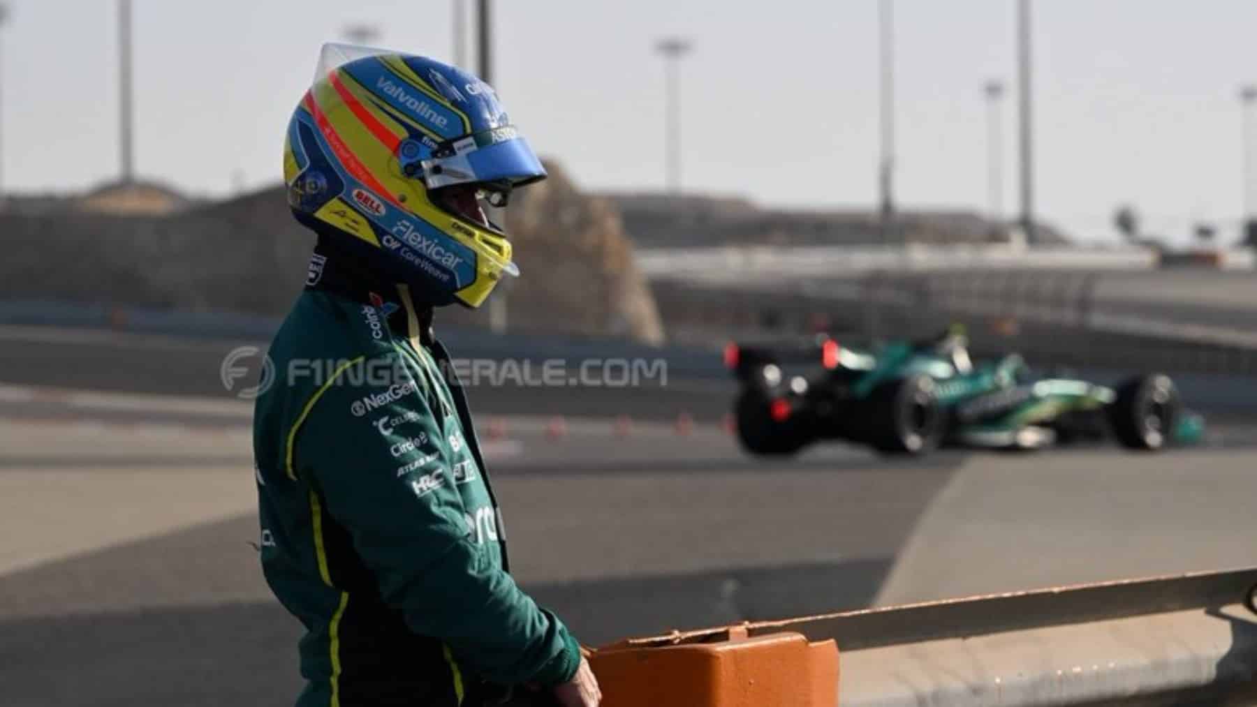 Fernando Alonso F1 test 2026 Adrian Newey Honda Aston Martin
