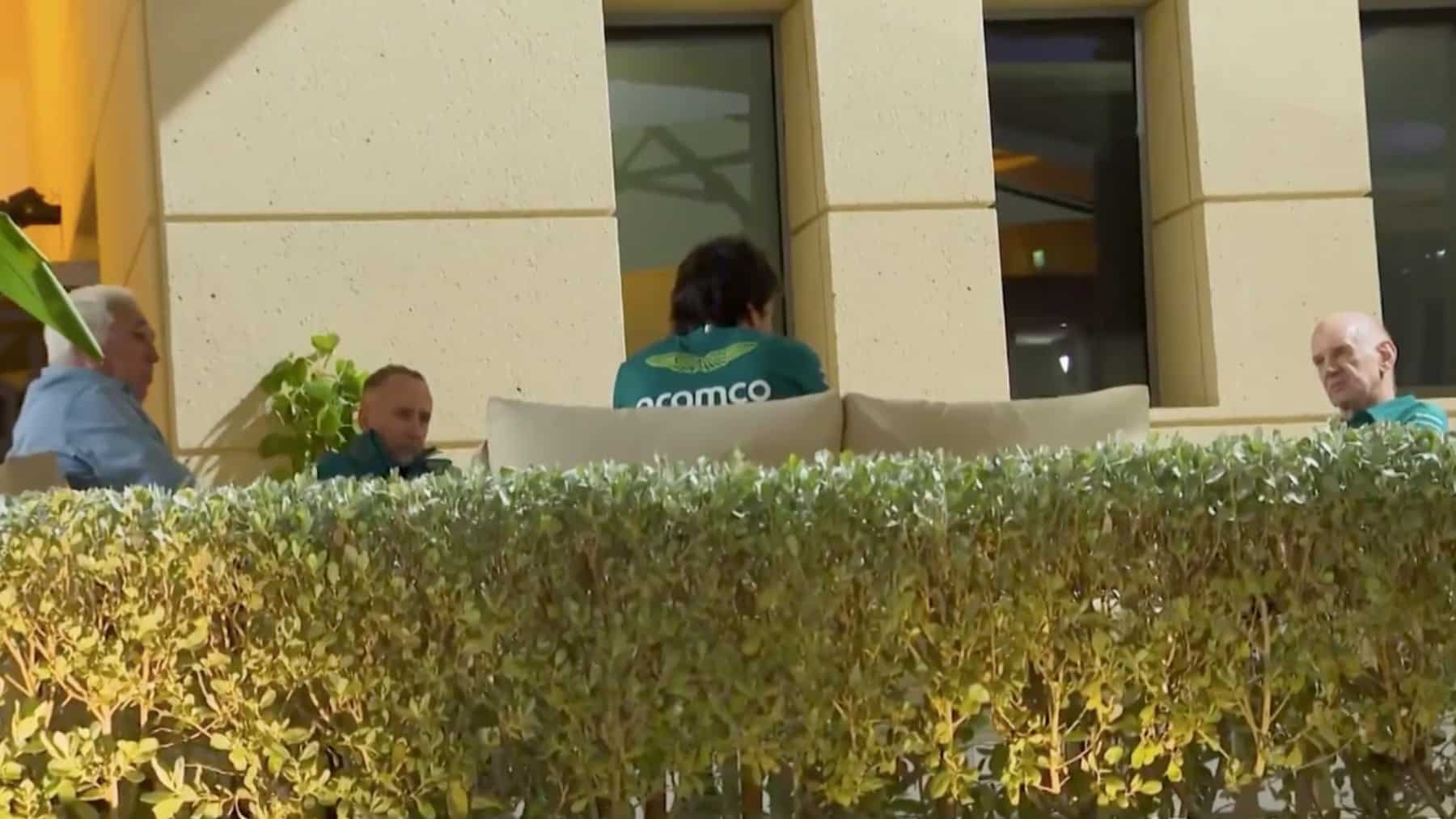 Adrian Newey F1 2026 test Honda Baréin Stroll Fernando Alonso