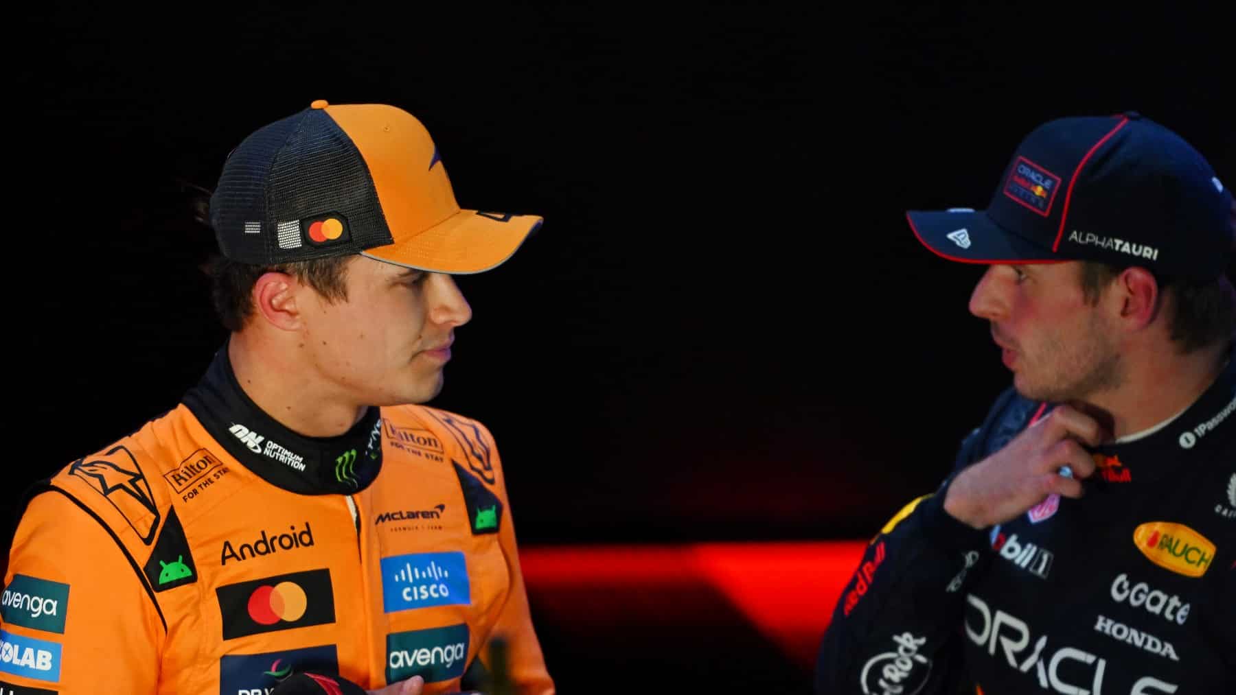 Max Verstappen F1 Red Bull test 2026 Lando Norris