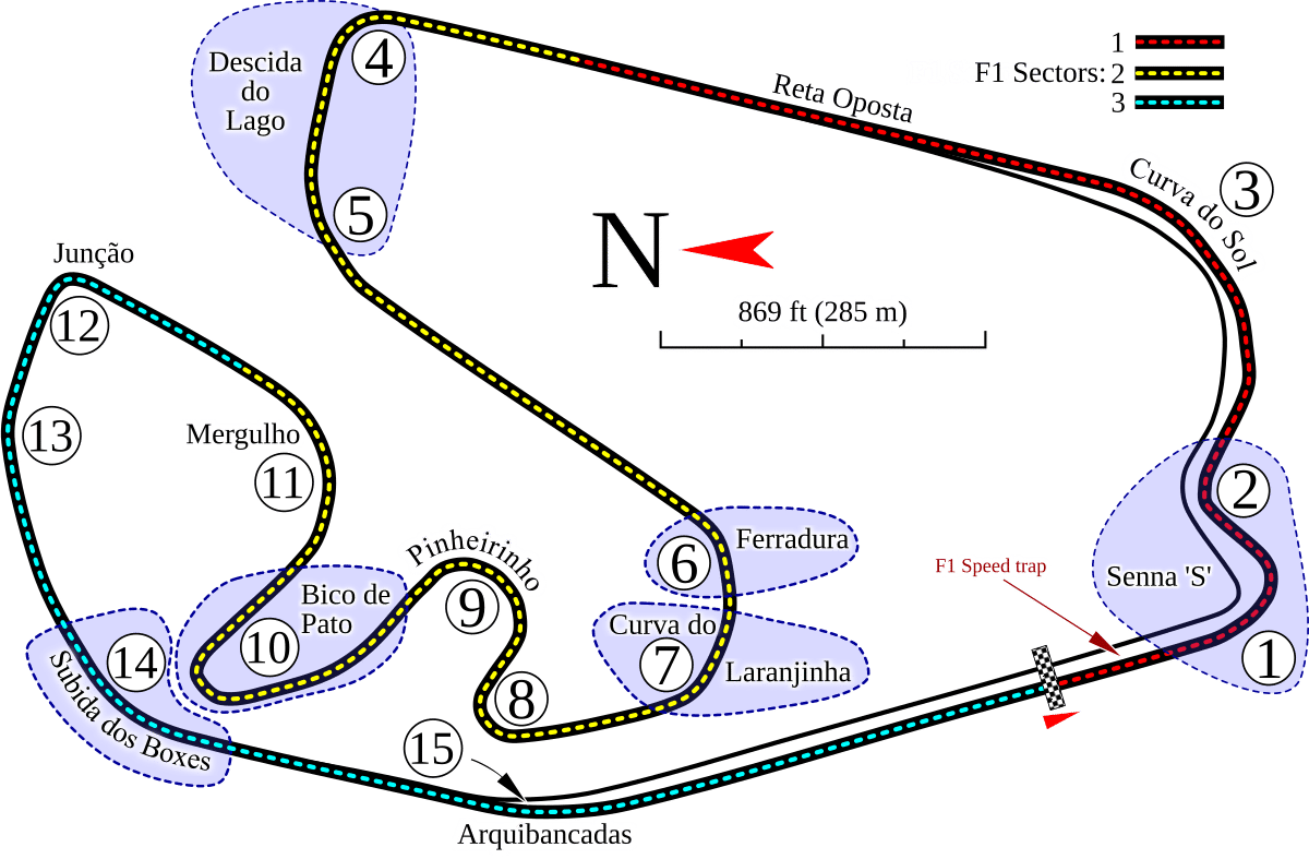 Nov Gp Autódromo José Carlos Pace — Datos técnicos y récords F1 - Motornocion