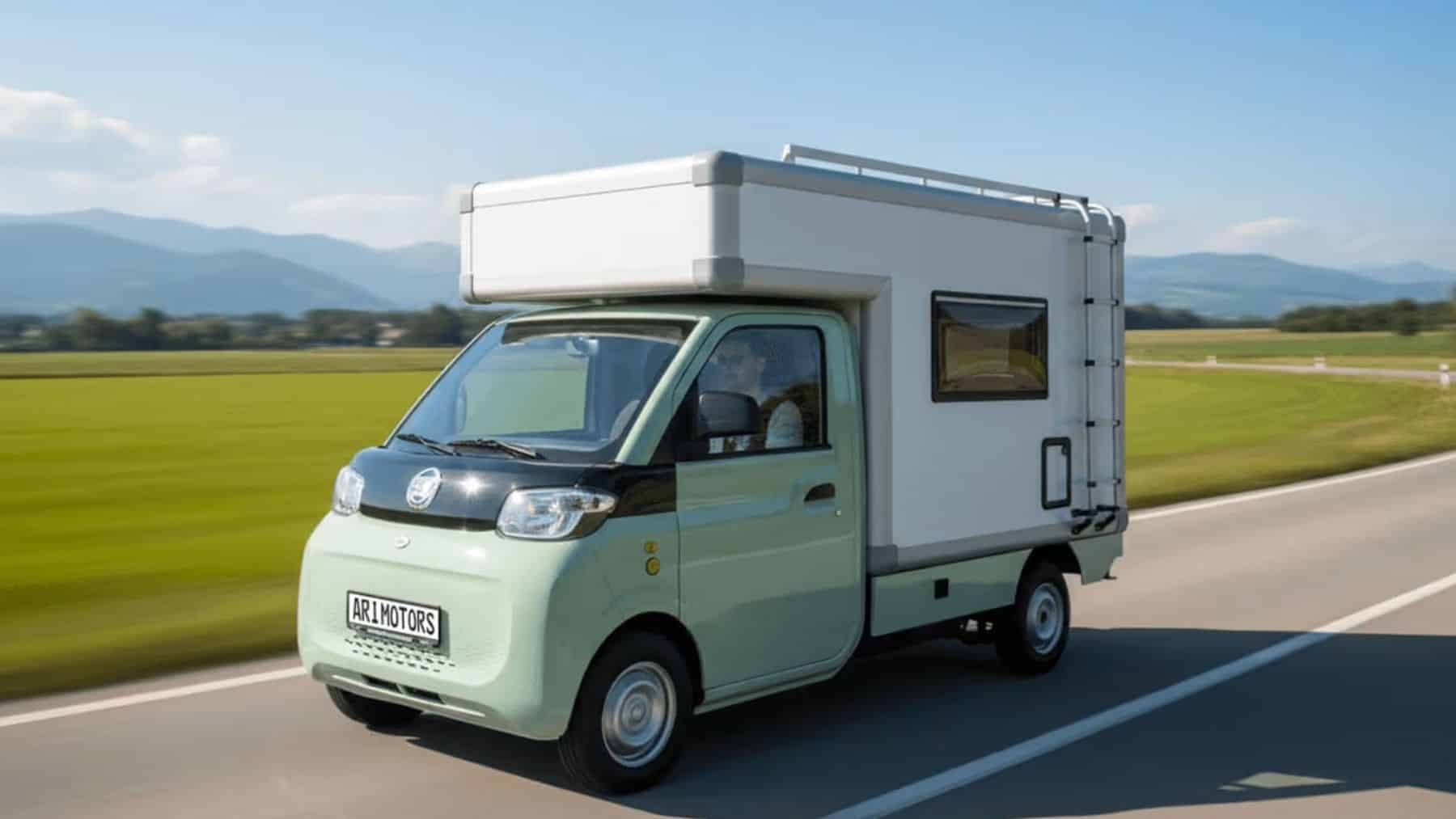 Alemania ha creado una camper que cabe en cualquier plaza de aparcamiento y cuesta lo que un coche urbano: 3,82 metros de largo, 230 km de autonomía eléctrica y 25.000 euros para dormir donde quieras