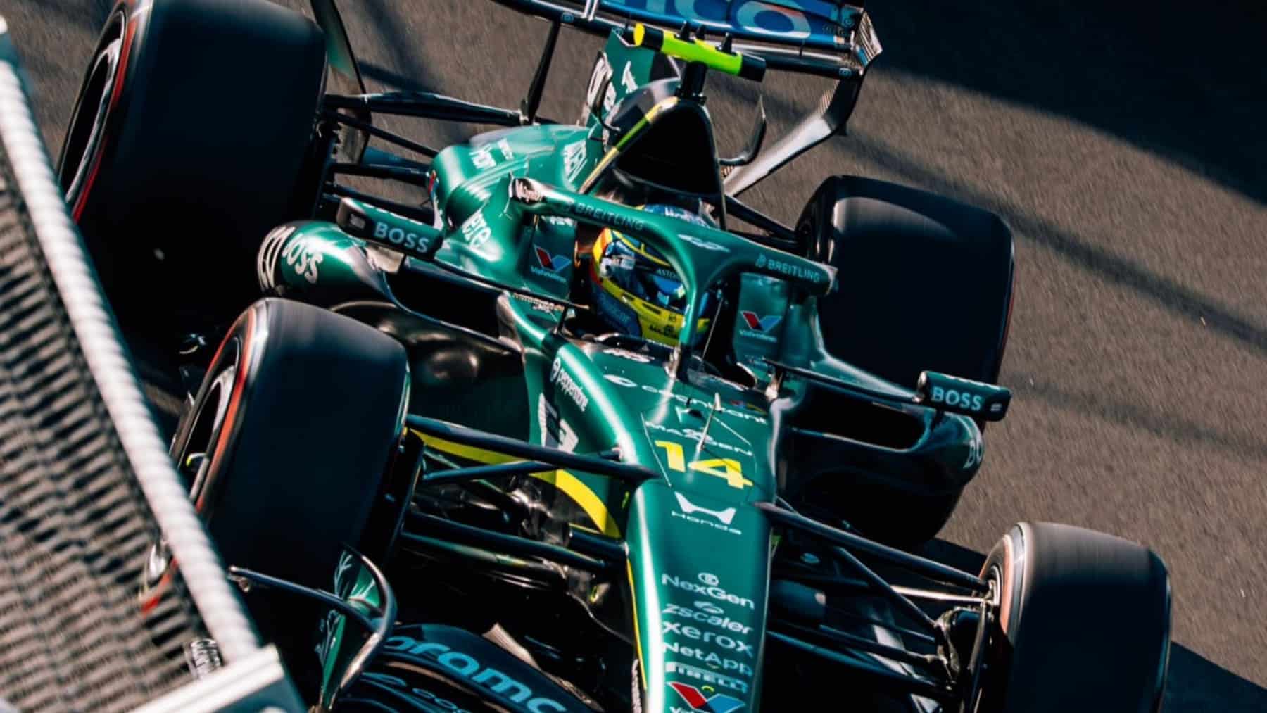 Aston Martin empieza a cumplirle a Alonso