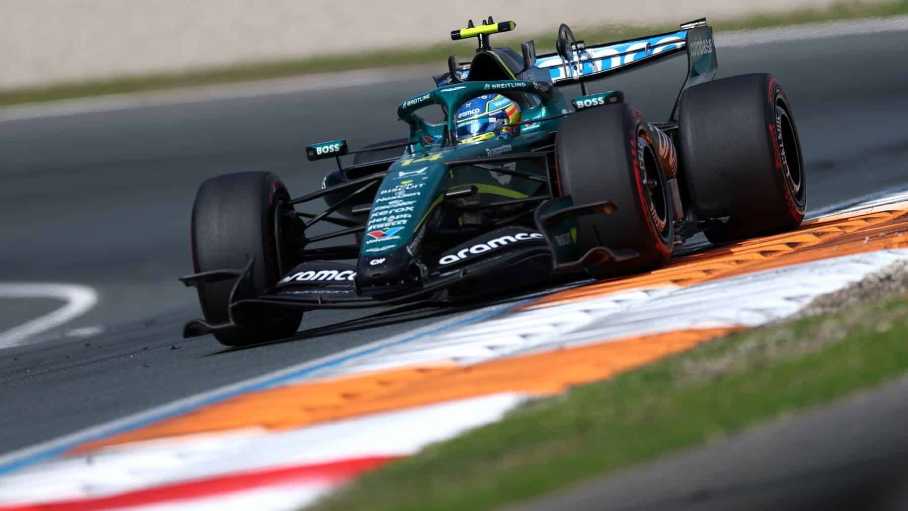Fernando Alonso durante el GP de Países Bajos 