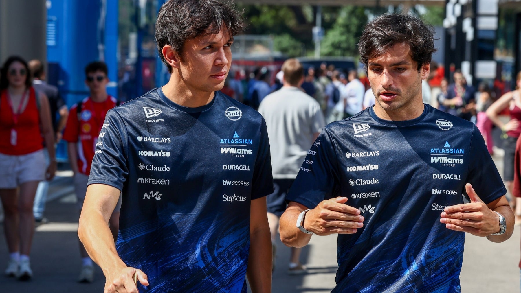 Carlos Sainz Alex Albon Williams 