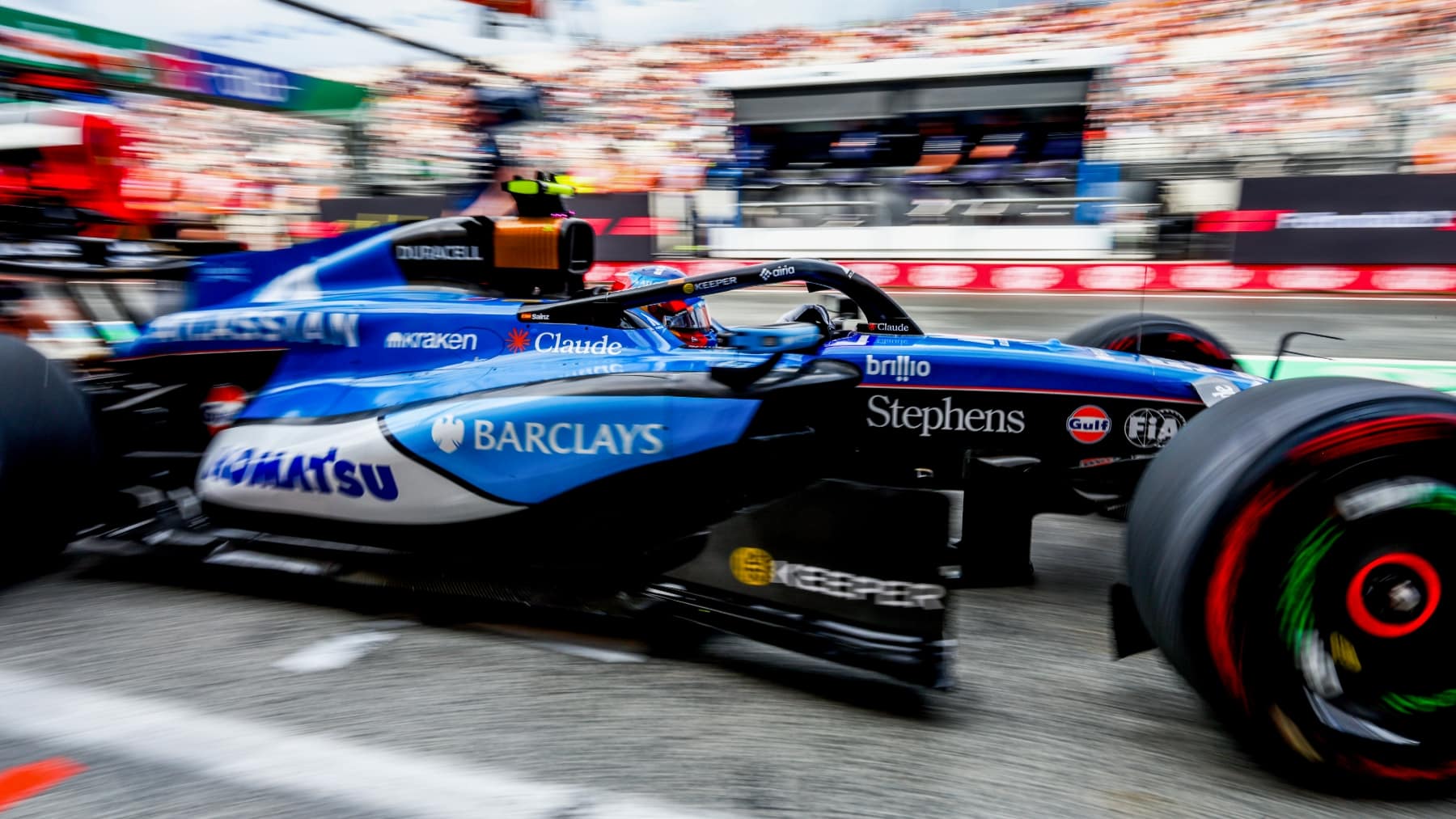 Williams F1 estrena en Bakú su evolución más ambiciosa un año después del podio de Sainz