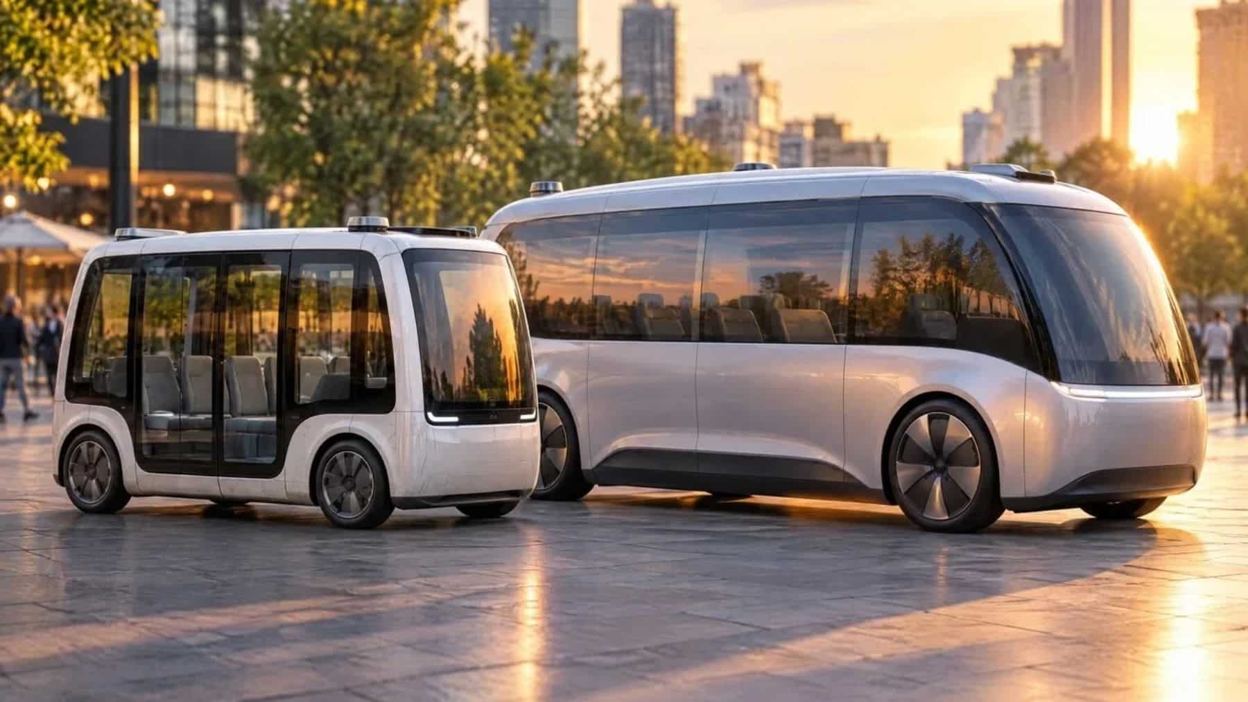 El futuro del transporte autónomo no es un van de 20 plazas: es un shuttle de 3,8 metros que va a 30 km/h y se personaliza como cafetería, vestidor o karaoke. Se llama PIX RoboBus, es chino, y ya se vende por contratos de flota