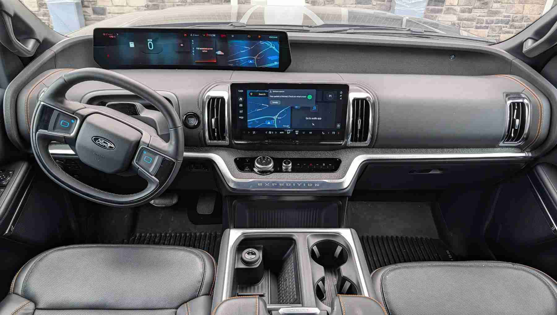 Ford Expedition Tremor dashboard and infotainment system