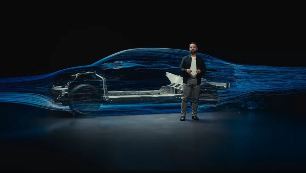 Ford's new EV concept render with aerodynamic lines