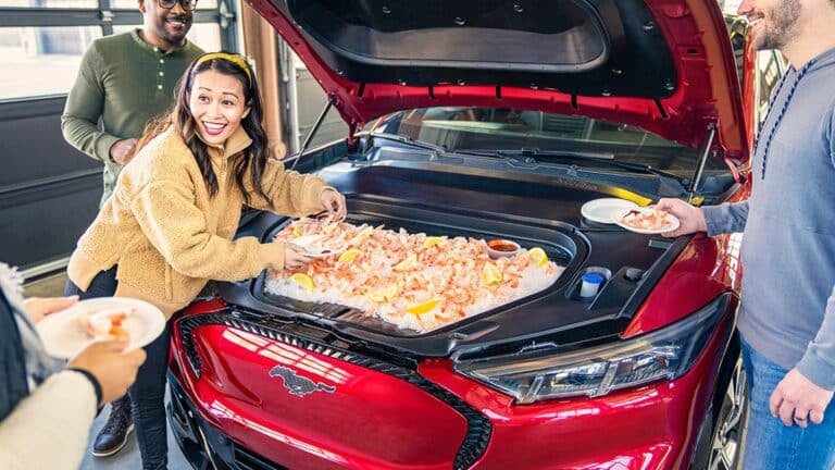 Ford, nobody is gonna pay extra for that Mustang Mach-E frunk