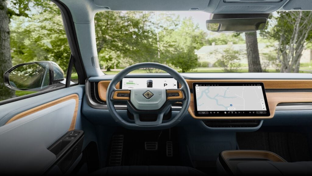 Rivian R1 interior