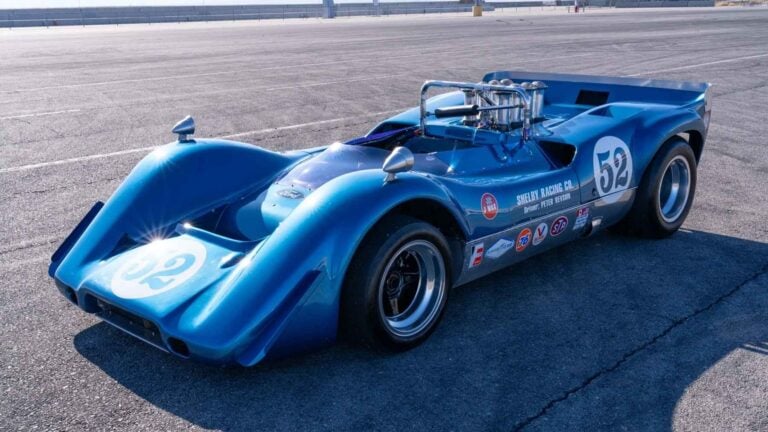 This 540 hp race car had no engine limits, no aero rules, and Carroll Shelby’s signature inside the cockpit. It just sold for $365,000