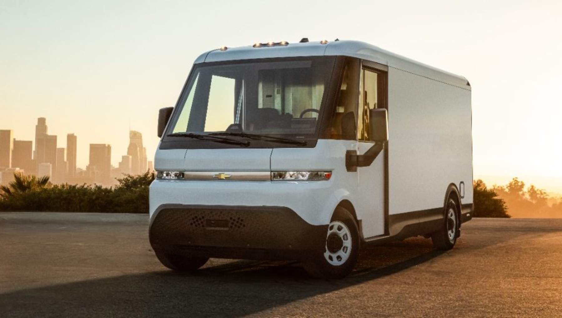 A 2025 Chevrolet Brightdrop electric van