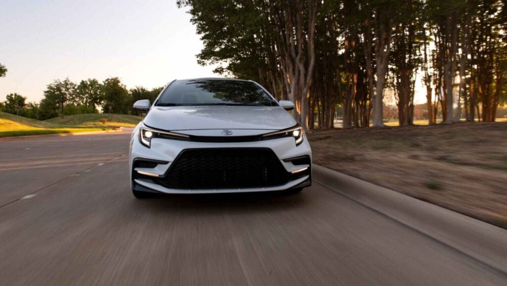 A 2hite 2026 Toyota Corolla