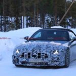Mercedes-AMG SL prototype testing in winter conditions
