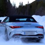 Mercedes-AMG SL prototype testing in winter conditions