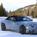 Mercedes-Maybach SL Roadster prototype testing in winter conditions