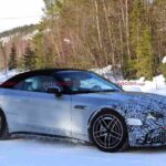 Mercedes-AMG SL prototype testing in winter conditions