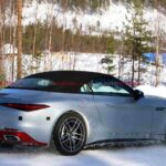 Mercedes-Maybach SL Roadster prototype testing in winter conditions