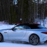 Mercedes-AMG SL prototype testing in winter conditions