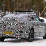 Spy shot of the 2027 Range Rover Velar rear with window slit