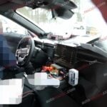 Spy shot of the 2027 Range Rover Velar interior