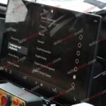 Spy shot of the 2027 Range Rover Velar interior