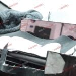 Spy shot of the 2027 Range Rover Velar interior