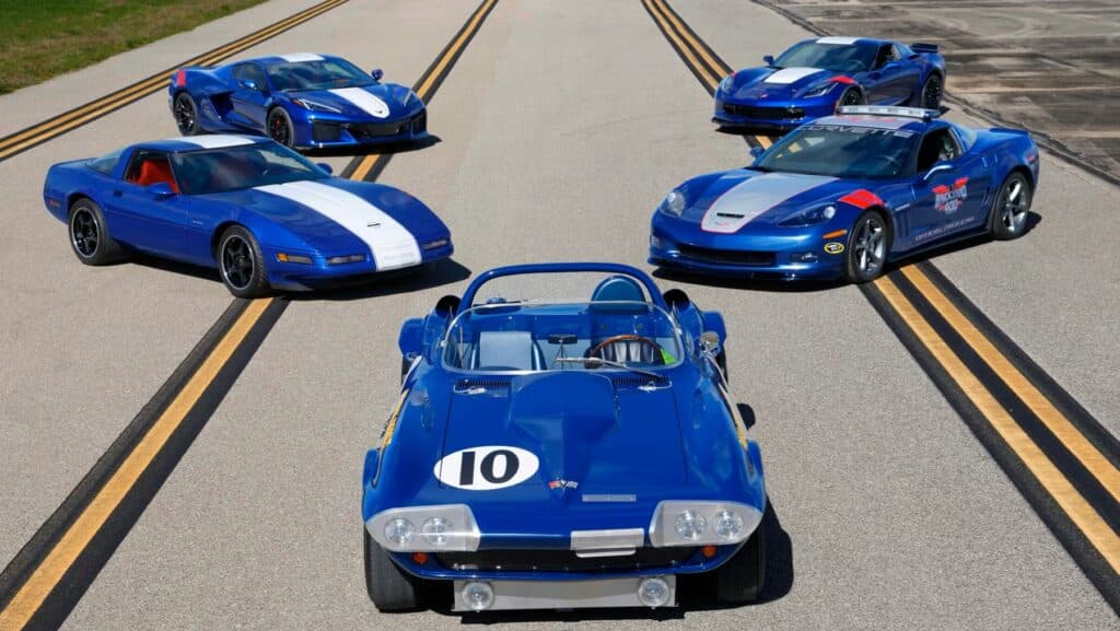 different generations of corvette grand sport