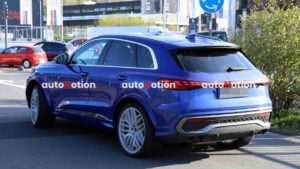 An Audi RS Q5 test mule in Germany