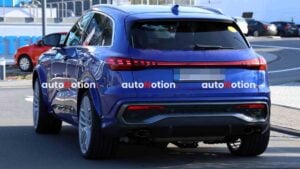An Audi RS Q5 test mule in Germany