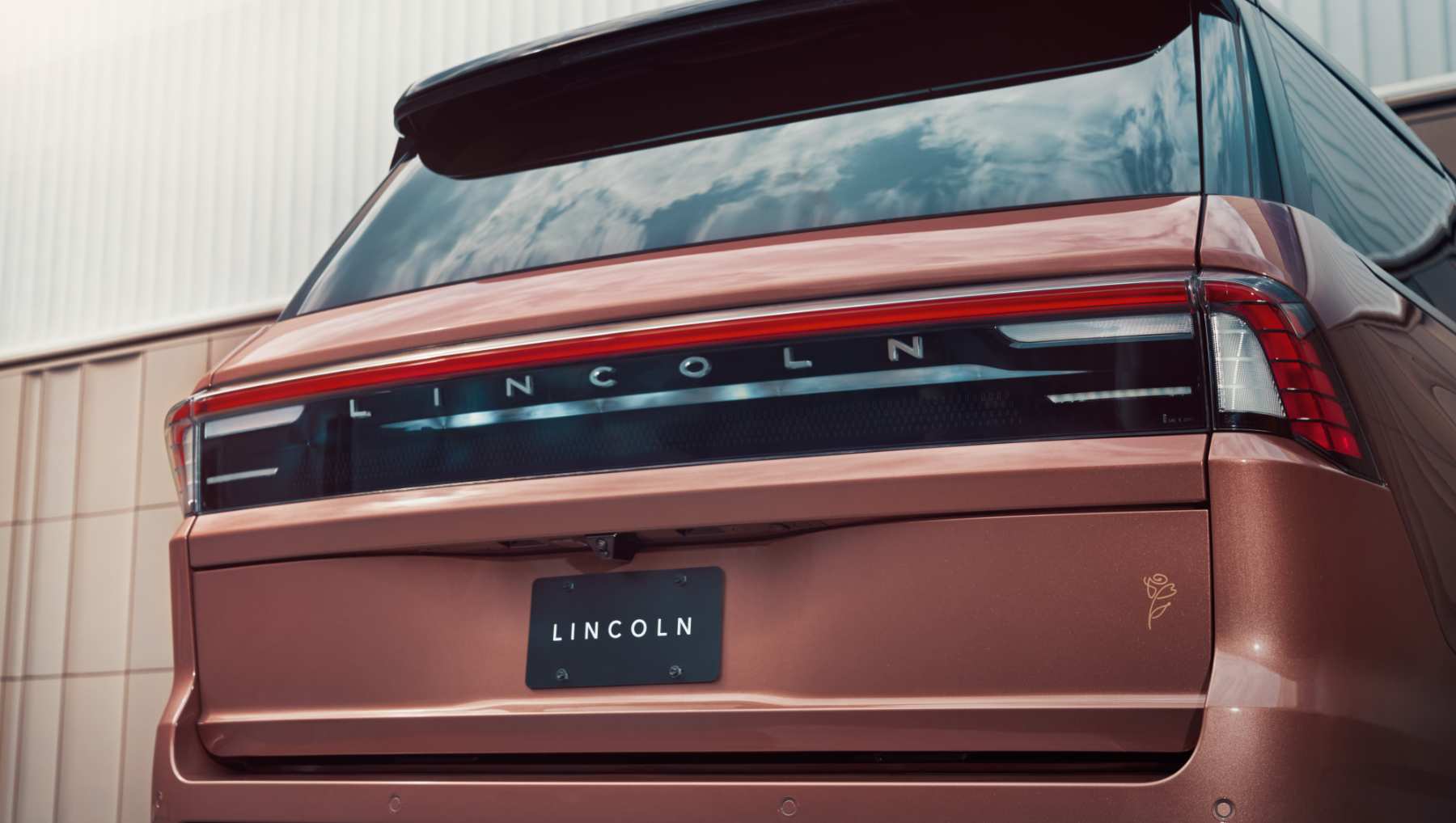 The rear of Serena Williams' bespoke Lincoln Navigator
