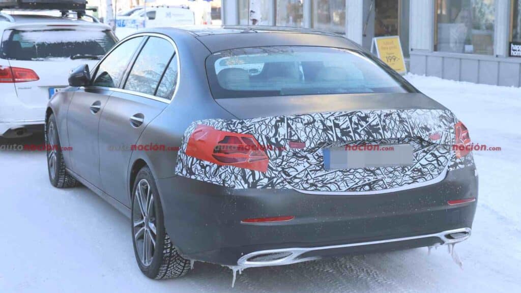 Spy shots of a 2027 Mercedes-Benz C-Class exterior