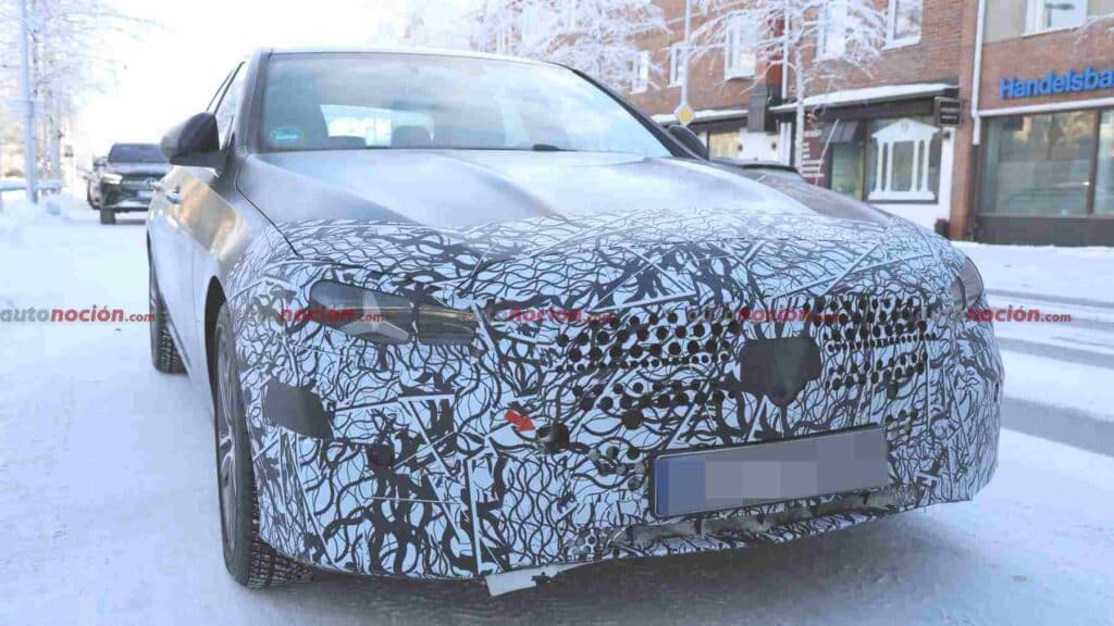 Spy shots of a 2027 Mercedes-Benz C-Class exterior